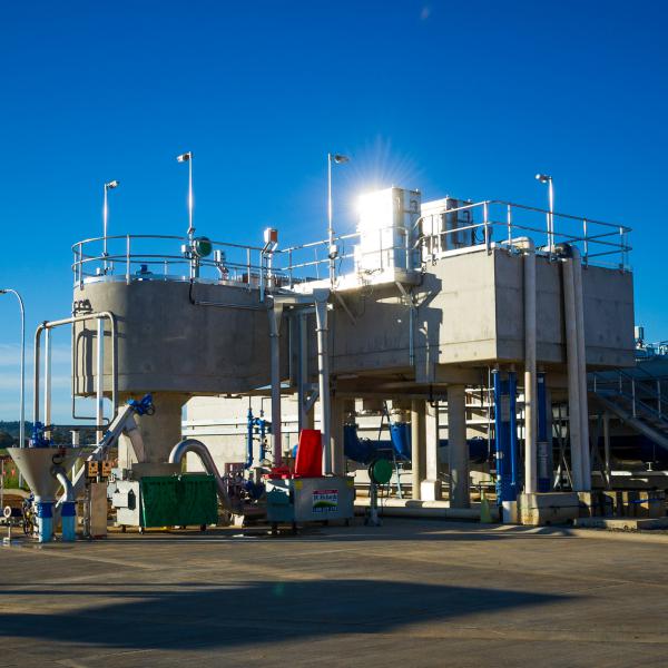 waste water inlet works